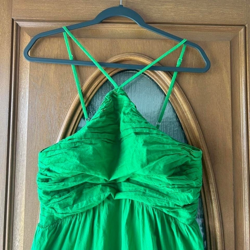 Playa Lucila green‎ summer maxi dress 100% cotton! NWOT women's XL - Picture 2 of 5
